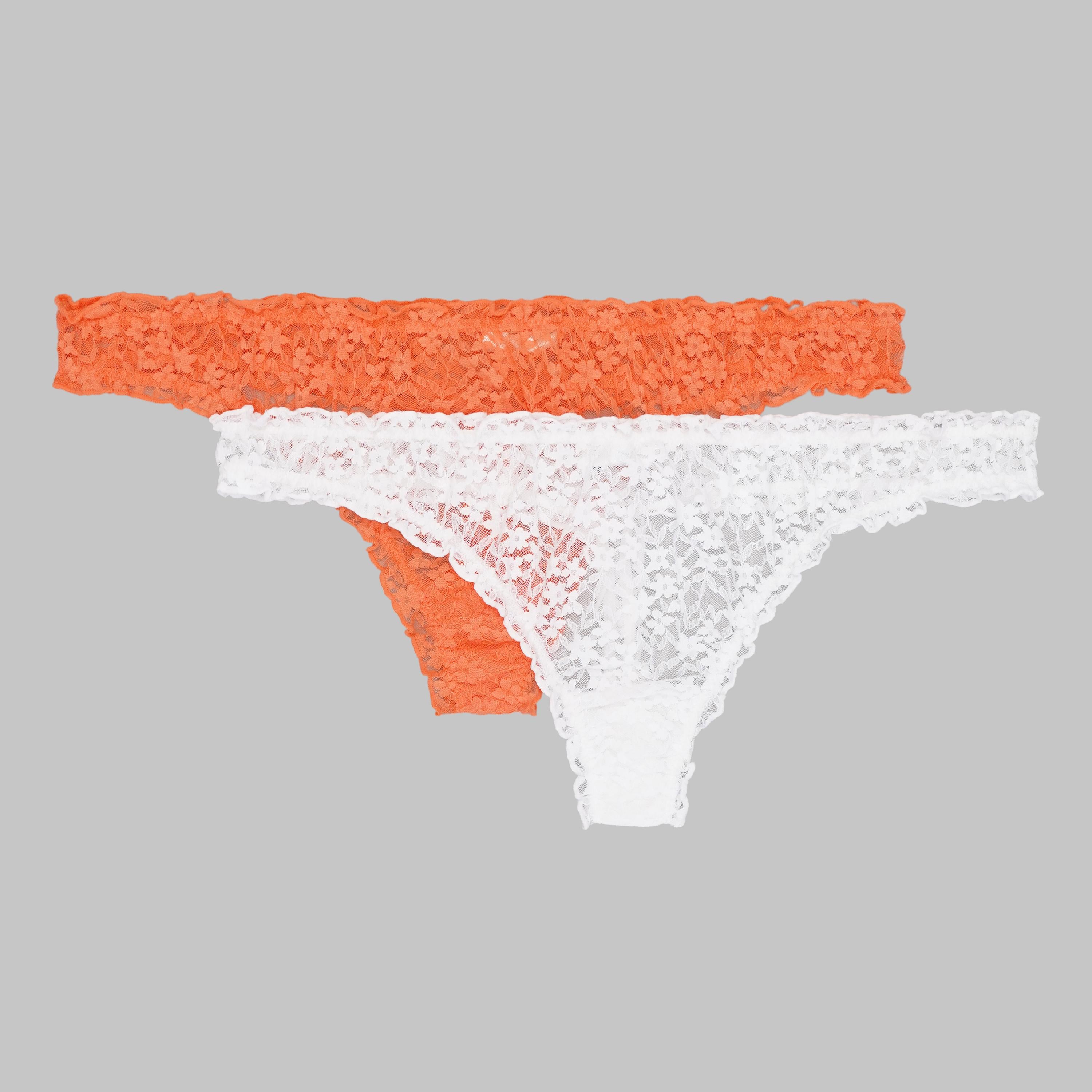 Трусики H&M 2 шт. M Помаранчевий/Білий (A29109940422)