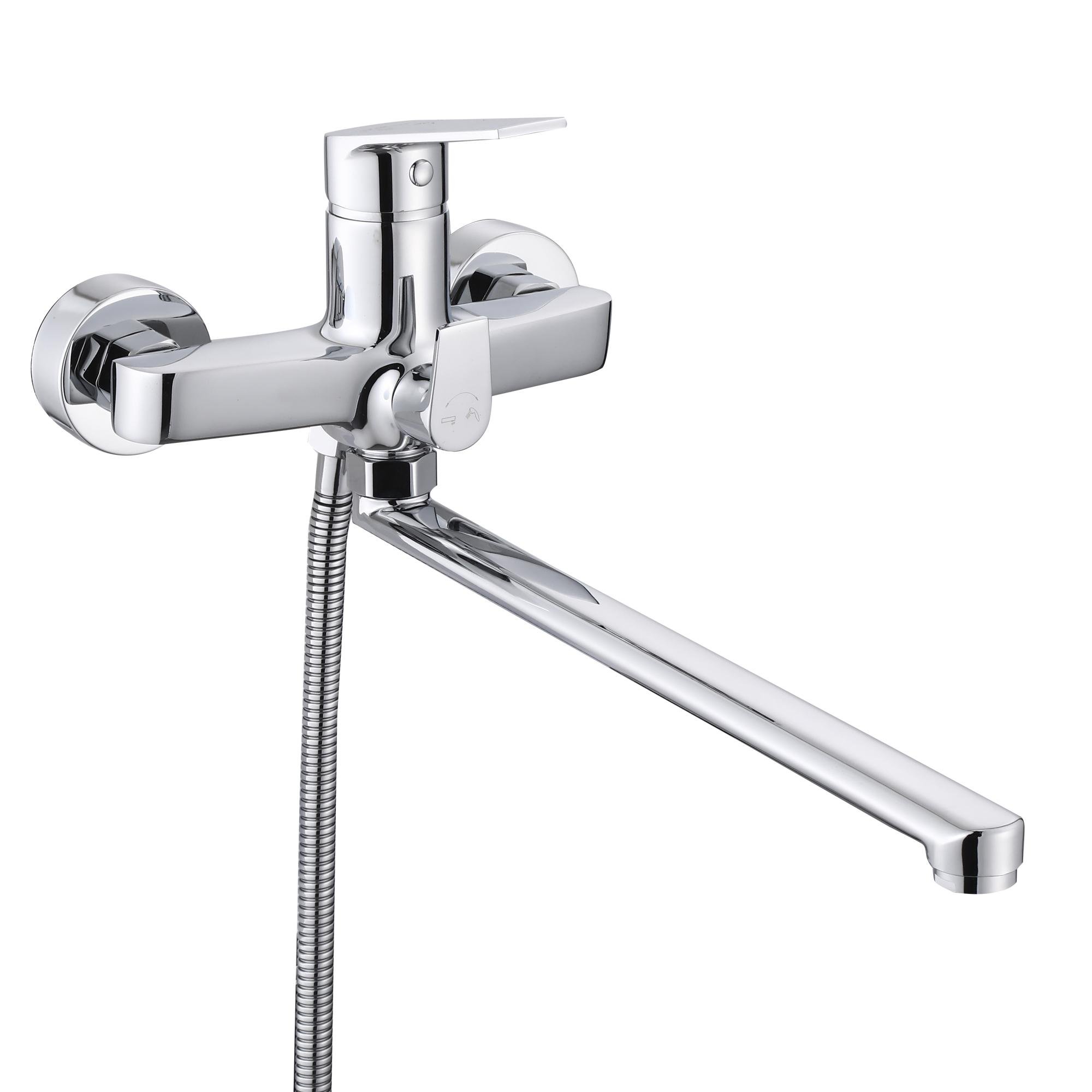 Смеситель для ванны Q-tap Stenava QTSTE2601CRM45536 однорычажный Хром (235378)