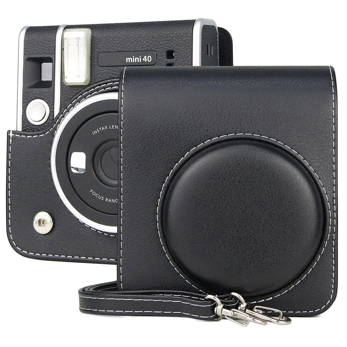 Подарочный набор фотоаппарат Fujifilm Instax Mini 40 фотобумага 50 шт./чехол/фотоальбом на 108 фото Черный (2516978275) - фото 4 Подарочный набор фотоаппарат Fujifilm Instax Mini 40 фотобумага 50 шт./чехол/фотоальбом на 108 фото Черный (2516978275) - фото 4