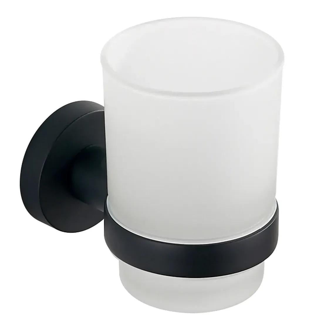 Склянка для зубних щіток VBI Uranus настінна Чорний матовий (RM-VBI-040404BL)