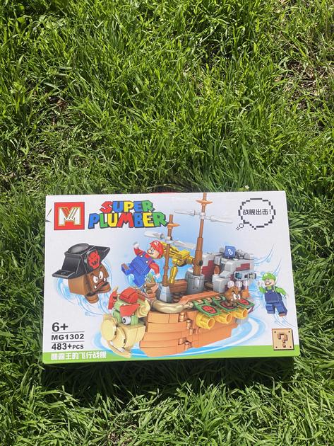 Конструктор Super mario корабель 483 дет.