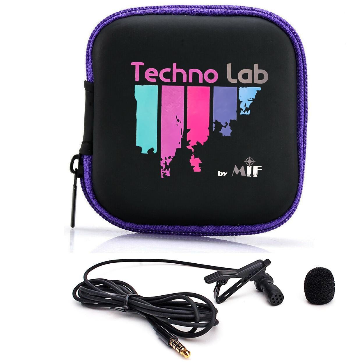 Микрофон TechnoLab от Emisse петличный для смартфона и ПК Jack 3,5 мм