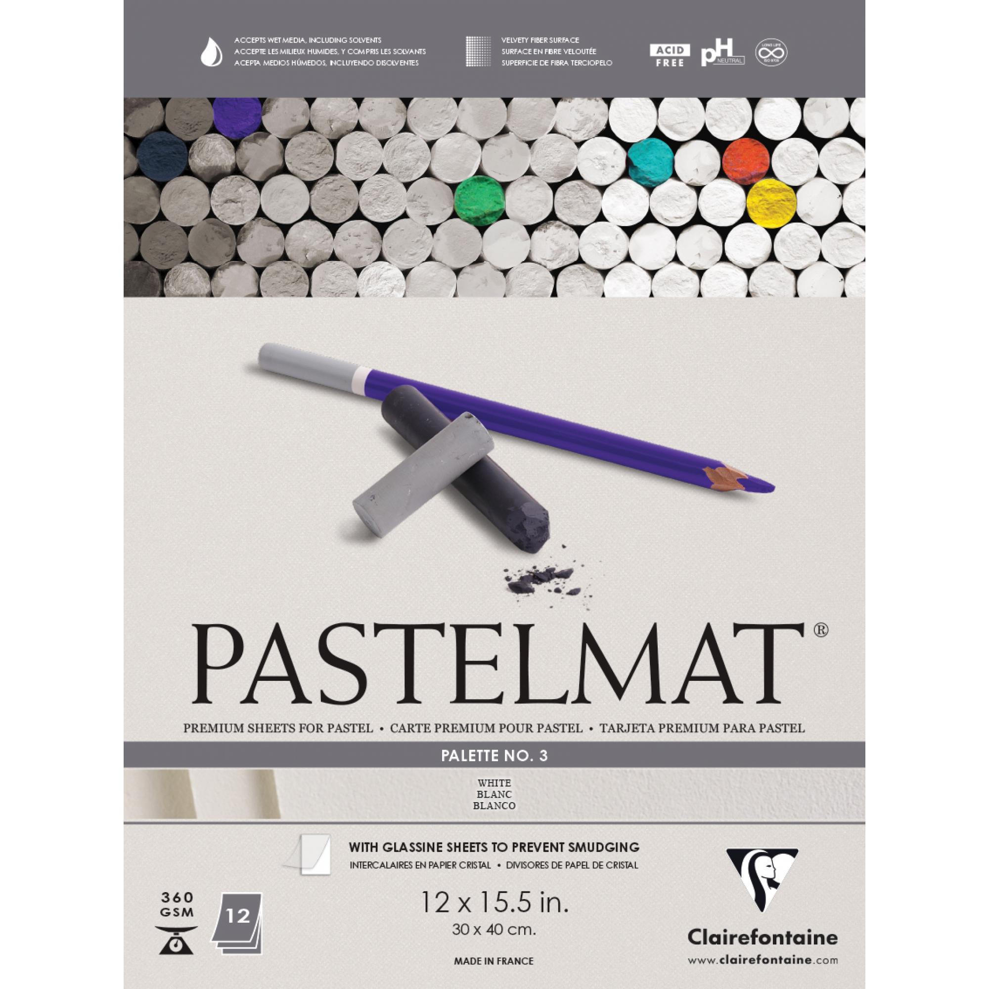 Папір для пастелі Clairefontaine Pastelmat №3 30х40 см 12 аркушів (96029C) Папір для пастелі Clairefontaine Pastelmat №3 30х40 см 12 аркушів (96029C)