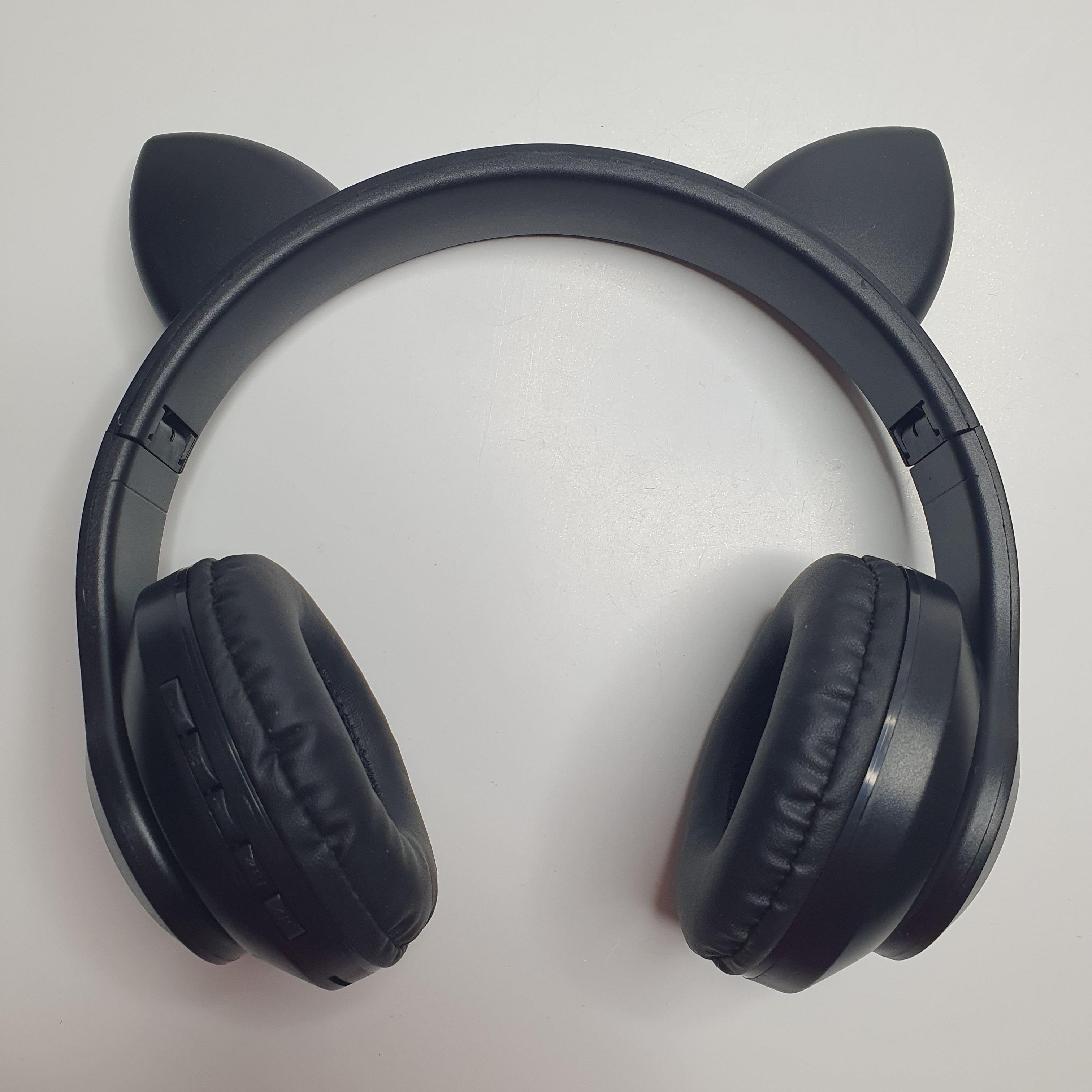 Наушники CAT STN-28 с кошачьими ушками Bluetooth Черный (10618139) - фото 9 Наушники CAT STN-28 с кошачьими ушками Bluetooth Черный (10618139) - фото 9