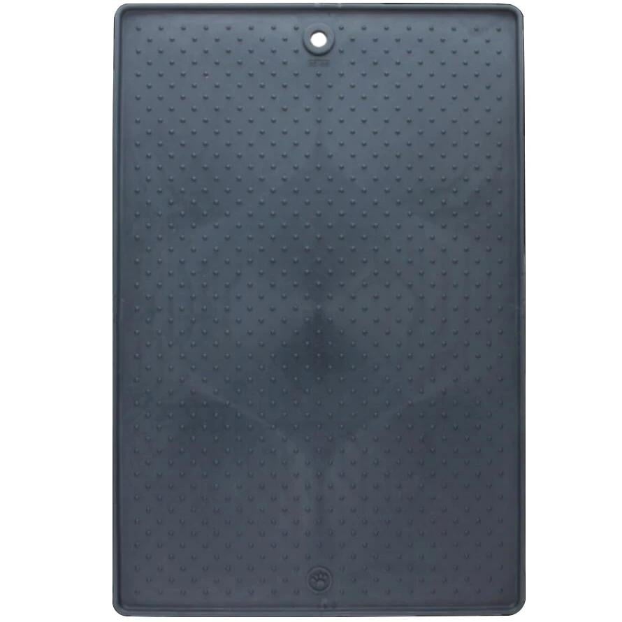 Килимок антиковзкий Dexas Pet Bowl Grippmat SM під миски для тварин Сірий (PW900432)