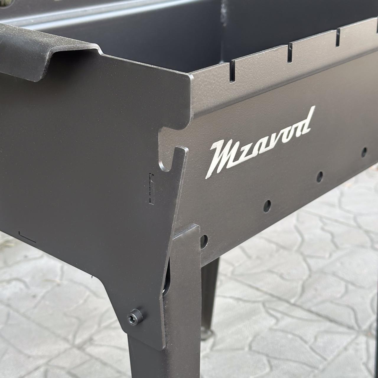 Мангал Metalzavod Тесей на 6 шампурів 3 мм на ніжках 47,6х33х52,8 см (MNG6-3) - фото 7 Мангал Metalzavod Тесей на 6 шампурів 3 мм на ніжках 47,6х33х52,8 см (MNG6-3) - фото 7