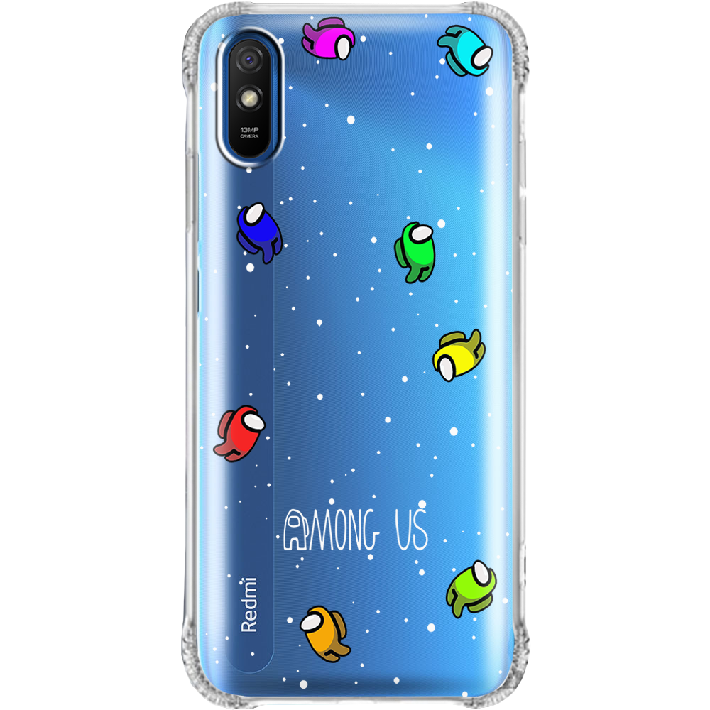 Чехол BoxFace Xiaomi Redmi 9A Among Us Invisible Прозрачный противоударный силикон (40304-bk76-940304)