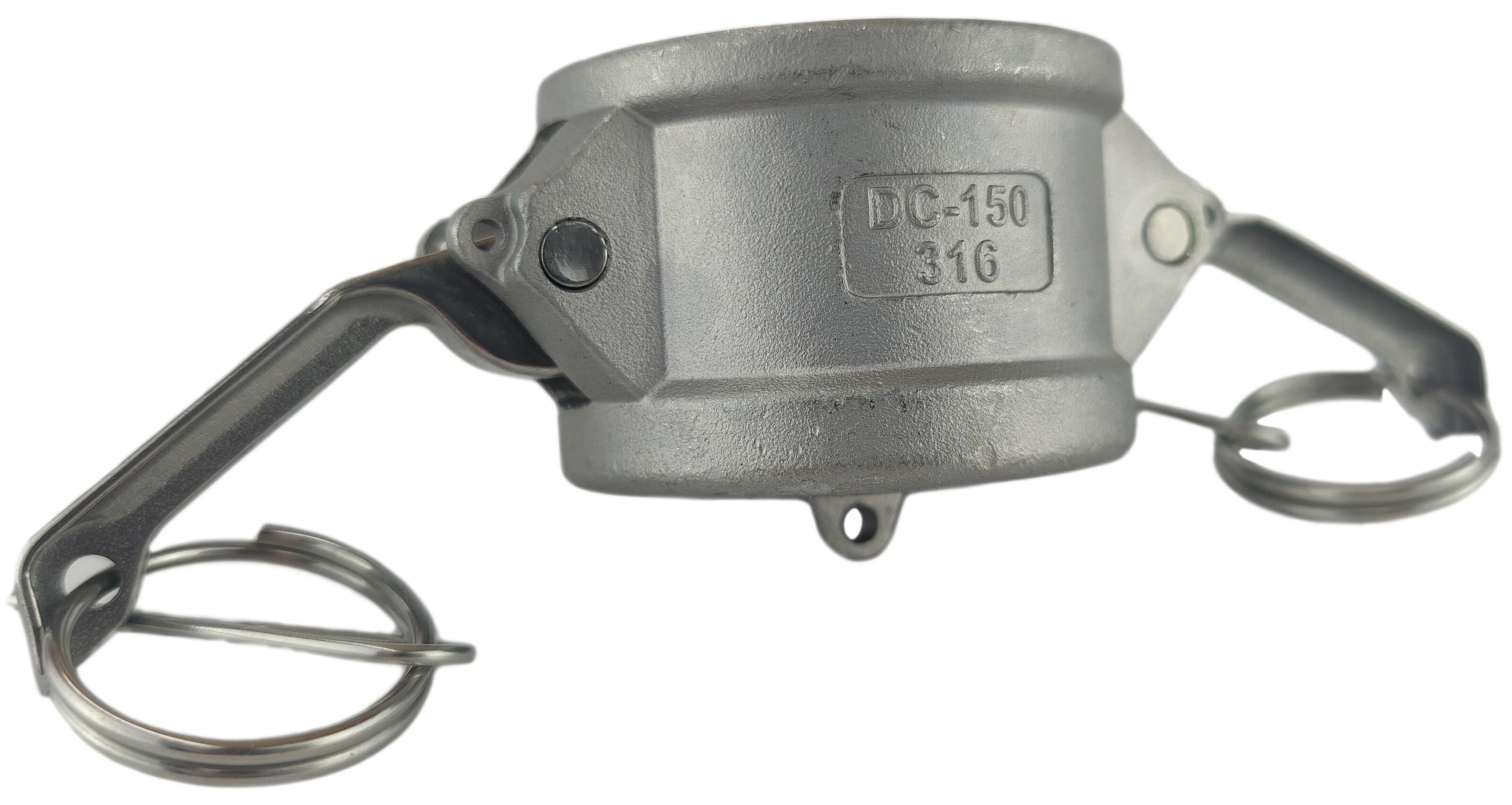 Муфта camlock тип DС для штуцеров ШРЗ нержавеющая сталь DC-150 1 1/2" (50262024) Муфта camlock тип DС для штуцеров ШРЗ нержавеющая сталь DC-150 1 1/2" (50262024)