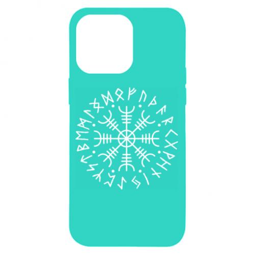 Чехол для iPhone 14 Pro Max Агисхьяльм шлем ужаса