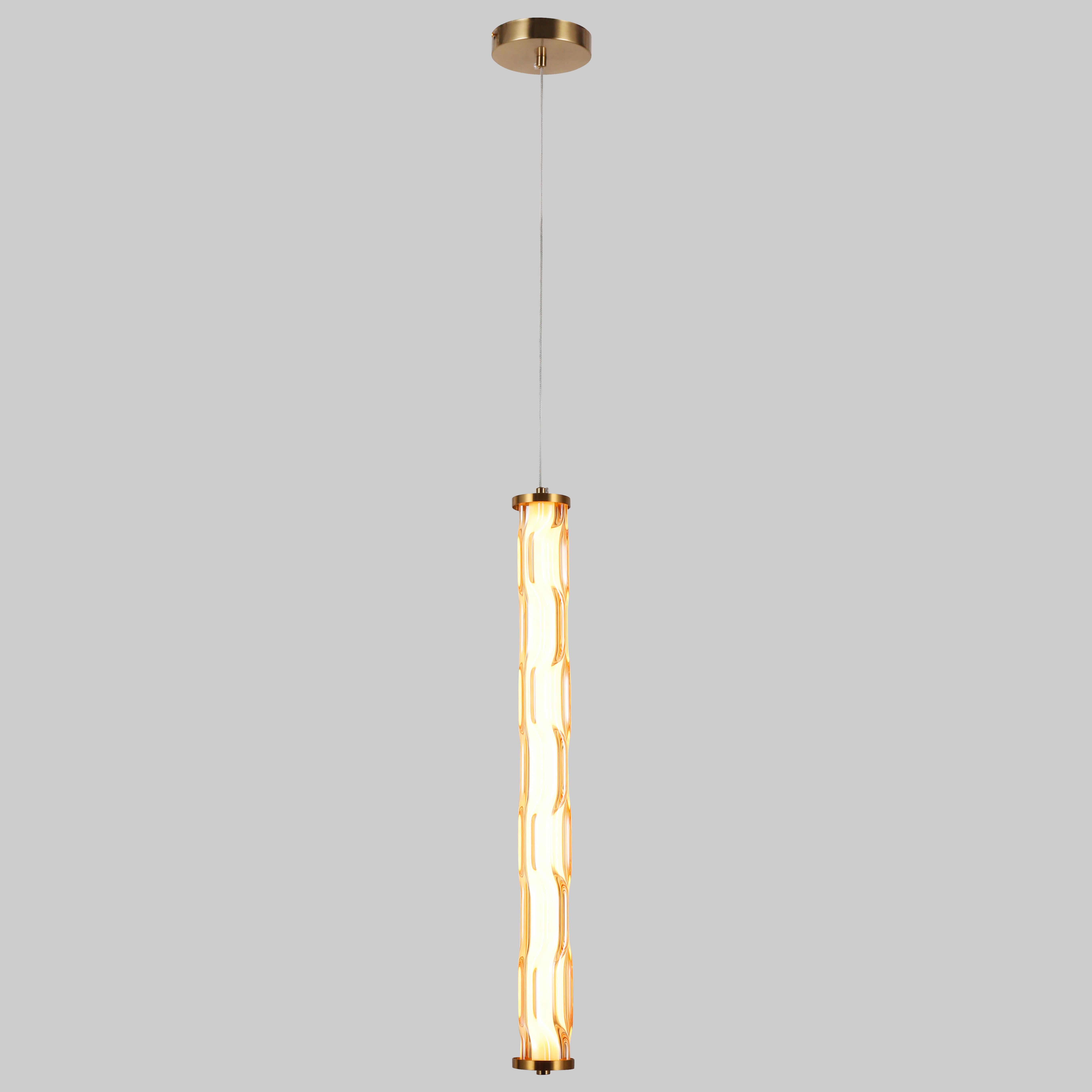 Світильник підвісний 27W Бронзовий (91-12517-1led Бронзовий (600) BR)