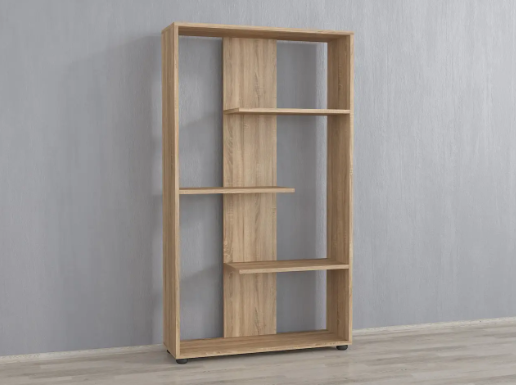 Стелаж для книг підлоговий Дуб сонома (P122) - фото 1 Стелаж для книг підлоговий Дуб сонома (P122) - фото 1