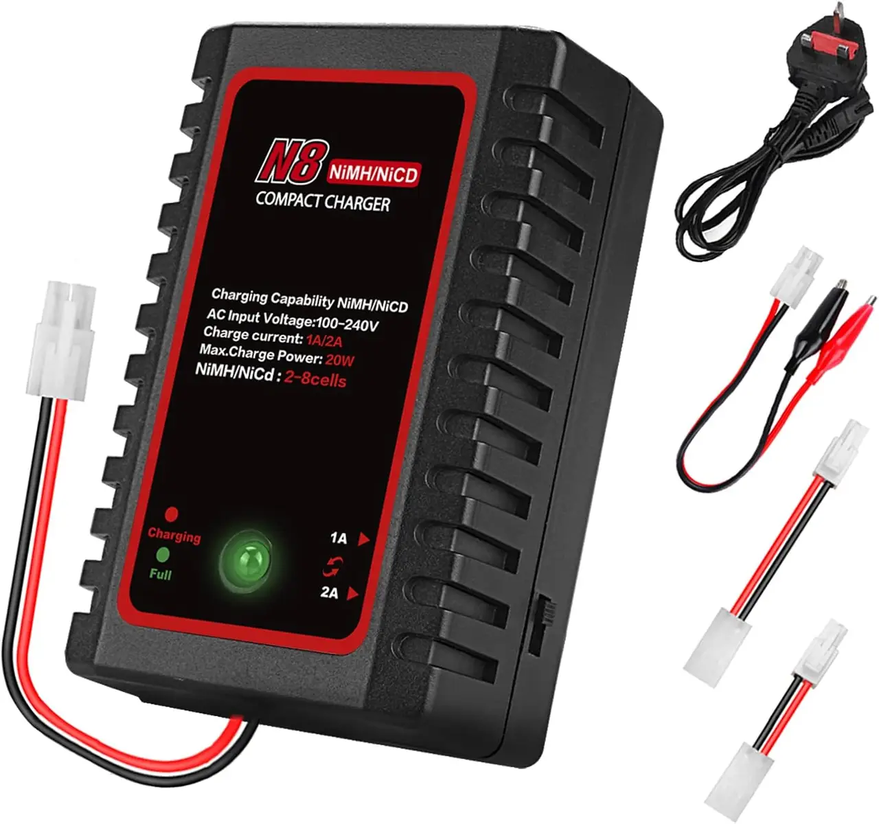 Зарядное устройство HTRC N8 NiMH для аккумуляторов NiMH/NiCD 2-8S 24-96 В Зарядное устройство HTRC N8 NiMH для аккумуляторов NiMH/NiCD 2-8S 24-96 В