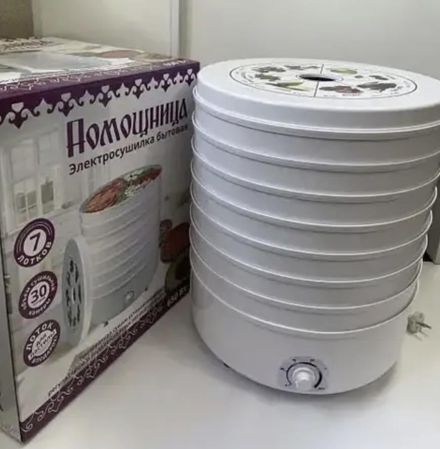 Сушка для овочів та фруктів Помічниця 7 з лотком для пастили ( 4535гн43) - фото 3 Сушка для овочів та фруктів Помічниця 7 з лотком для пастили ( 4535гн43) - фото 3