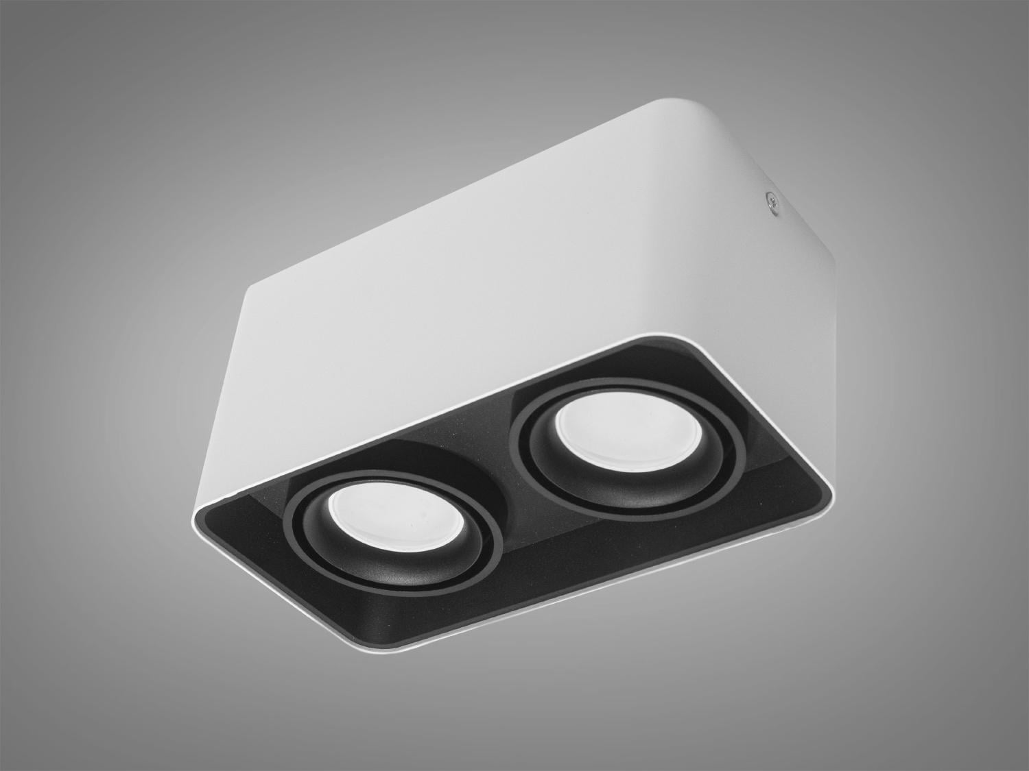 Точечный светильник накладной (QXL-1727-WH+BK)