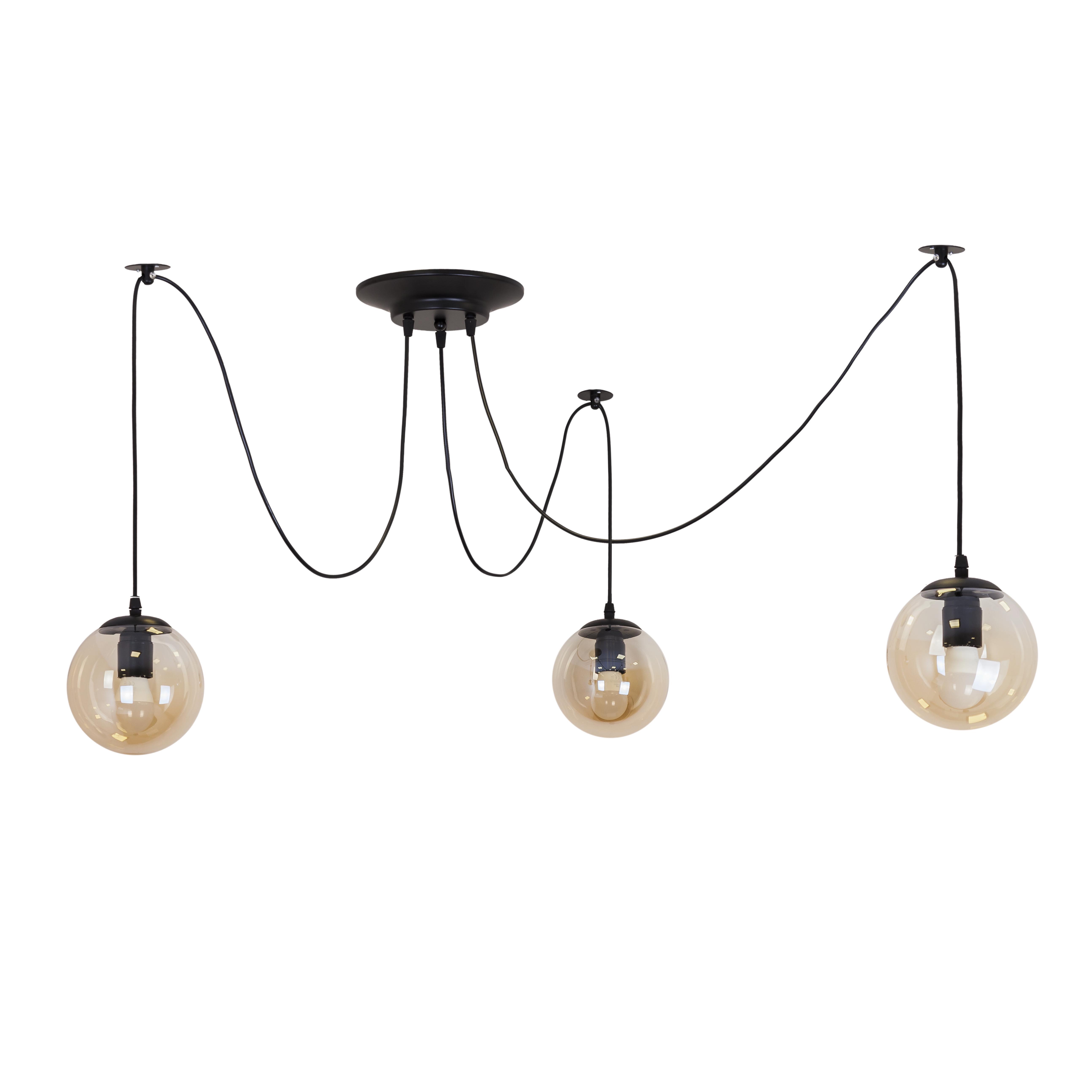 Підвісний світильник 756PR1503F-3 BK+BR Підвісний світильник 756PR1503F-3 BK+BR