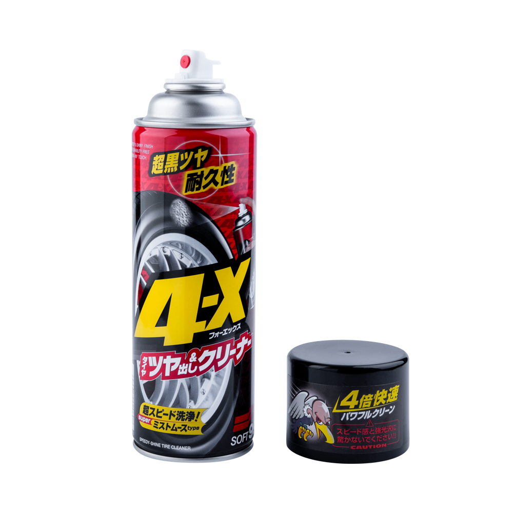 Чернение для шин SOFT99 4-X Tire Cleaner - фото 4