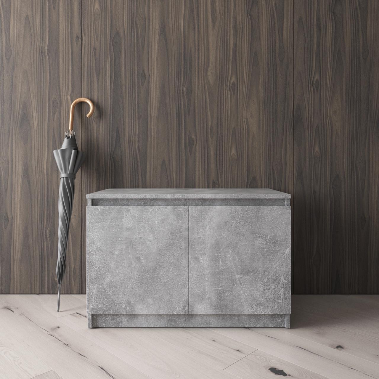 Тумба для обуви Вайс R-20 802х400х530 мм Бетон (30718728) - фото 1 Тумба для обуви Вайс R-20 802х400х530 мм Бетон (30718728) - фото 1