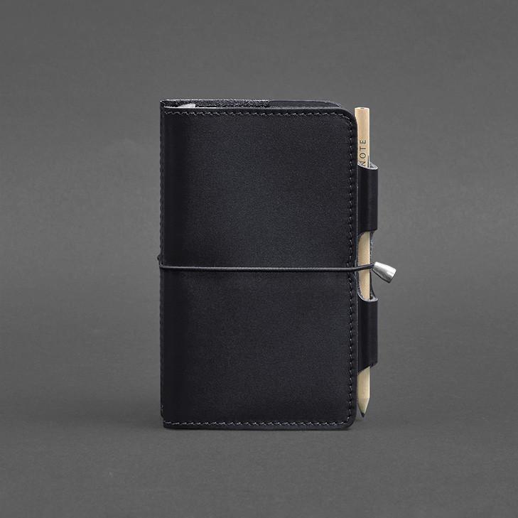 Блокнот шкіряний Софт-бук 3.0 Краст Синій (A-026956) - фото 4