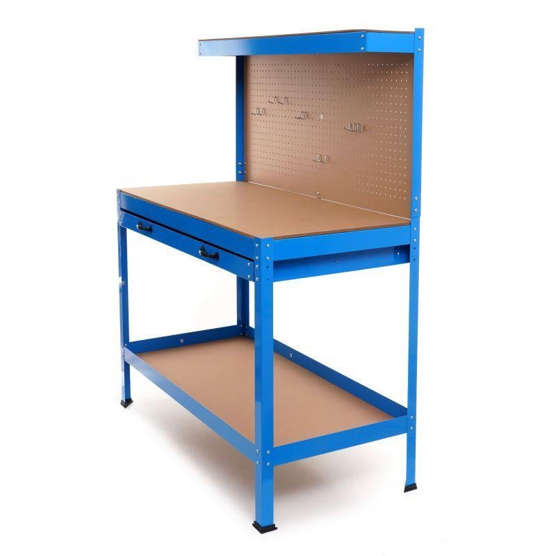 Верстак Kraft&Dele KD640 2415716202 тумбовый с выдвижным ящиком и полкой 1200х600 мм - фото 5 Верстак Kraft&Dele KD640 2415716202 тумбовый с выдвижным ящиком и полкой 1200х600 мм - фото 5