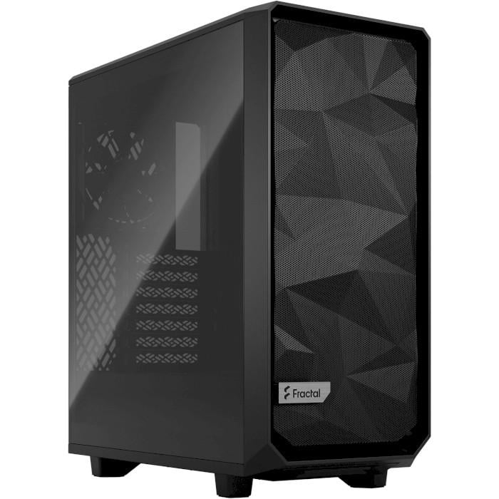 Компьютерный корпус Fractal Design Meshify Compact Mini Tower ATX без блока питания Light Tempered Glass 2 Черный (FD-C-MES2C-03)