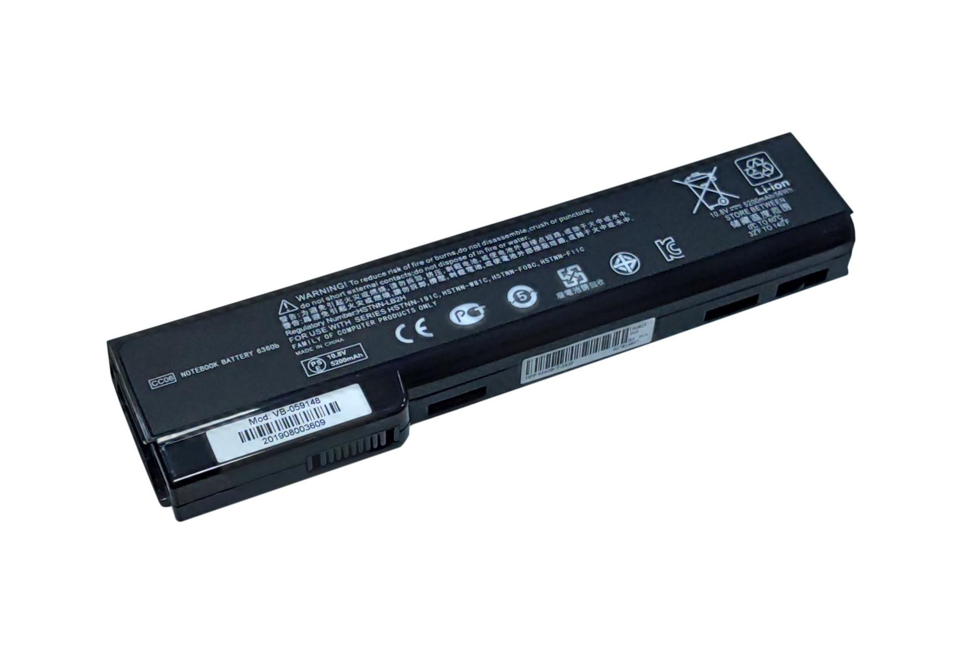 Аккумулятор для ноутбука HP HSTNN-LB2G Compaq 6560b 10,8 V 5200 mAh (059148) - фото 1