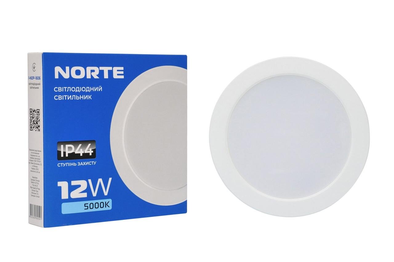 Точечный светильник NORTE Downlight 1-NDP-1606 5000K 12W ІР44 - фото 1