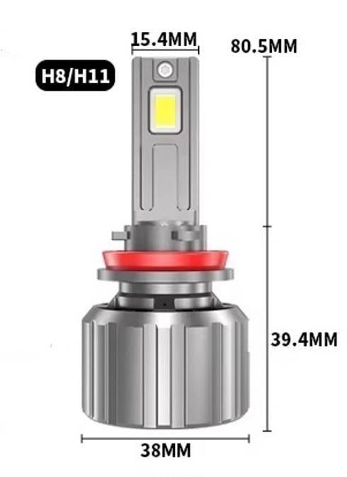 Лампы-LED Light power F9 серия 15000 Lm 90 Вт Н11 2 шт. (27450448) - фото 7 Лампы-LED Light power F9 серия 15000 Lm 90 Вт Н11 2 шт. (27450448) - фото 7