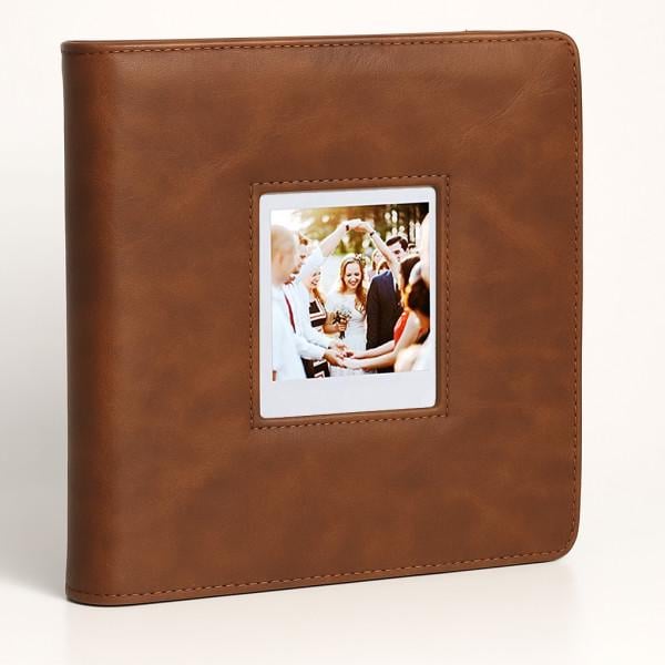 Фотоальбом для Fujifilm Instax Wide/Wide EVO/Wide 400/300/210 Polaroid I-Type на 288 фото Коричневий