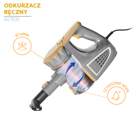 Пылесос аккумуляторный вертикальный Adler AD 7036 800 Вт - фото 5