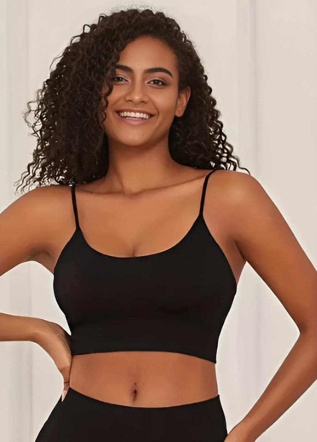 Топ спортивный женский Sport Comfort A002 в рубчик M Черный (1944-44-03) - фото 4 Топ спортивный женский Sport Comfort A002 в рубчик M Черный (1944-44-03) - фото 4