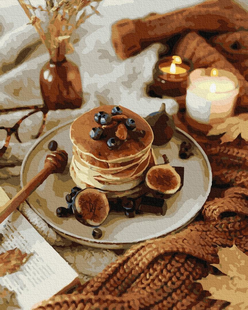 Картина по номерам Brushme Осенние панкейки 40х50 см (BK-GX38984) Картина по номерам Brushme Осенние панкейки 40х50 см (BK-GX38984)