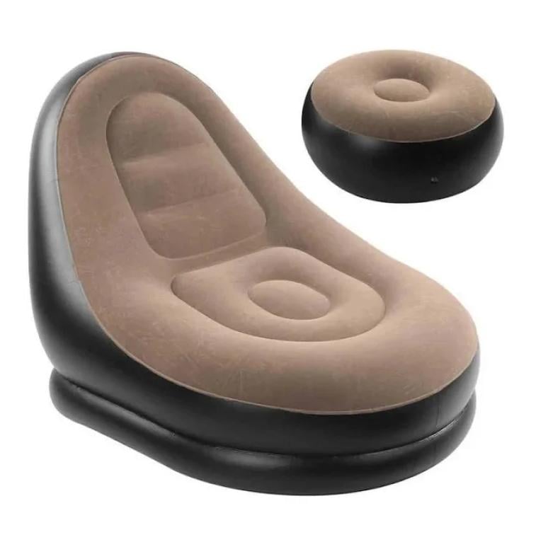 Надувное кресло TV One AIR SOFA с пуфом-подставкой для ног (NF-00008783)