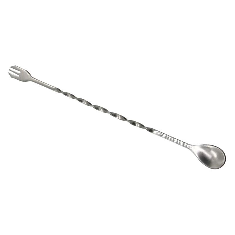 Ложка коктейльна з виделкою 32 см (36360) Ложка коктейльна з виделкою 32 см (36360)