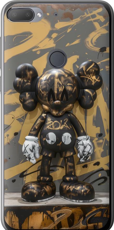 Чохол на HTC Desire 12 Plus Bronze kaws (6097u-1485-42517)