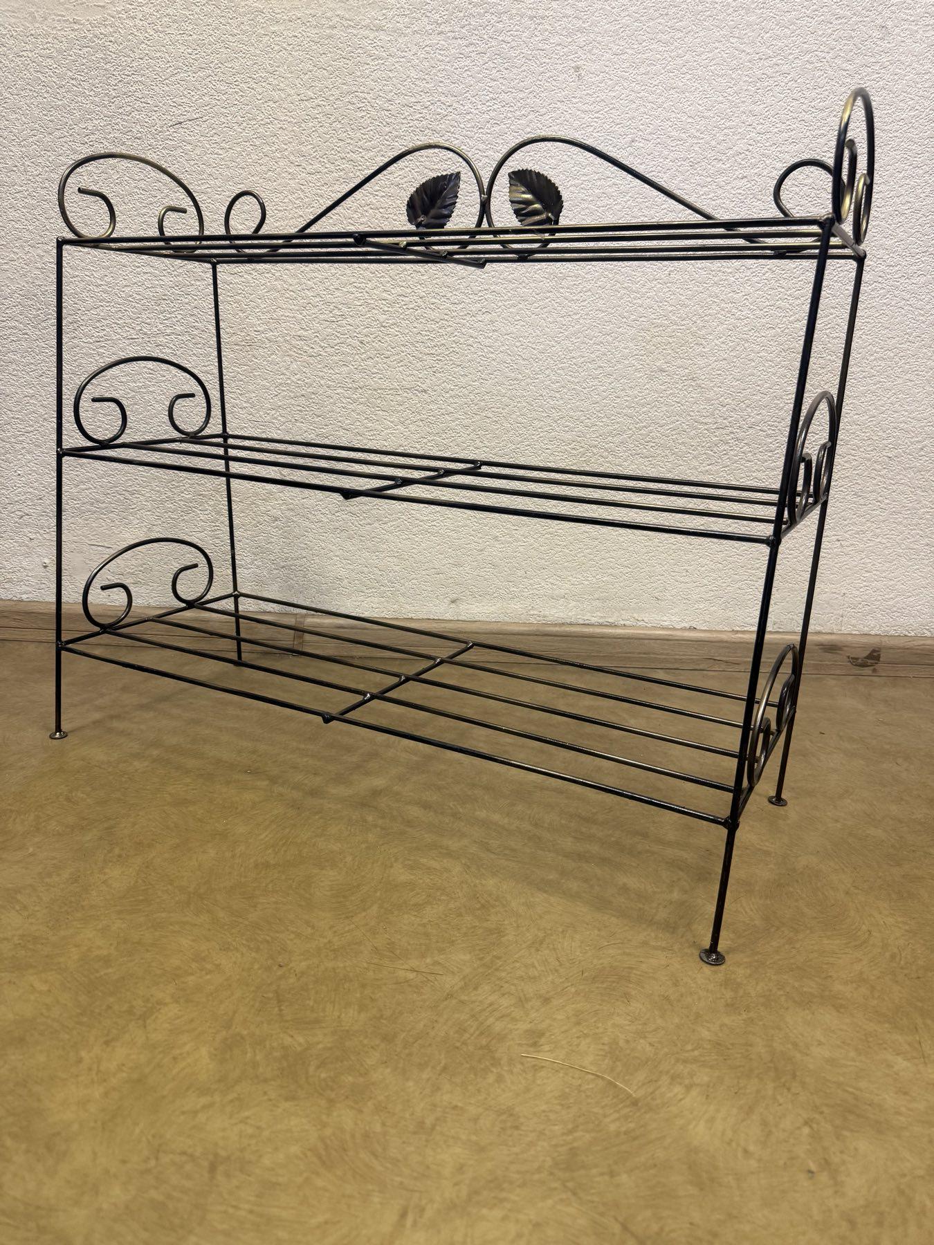 Подставка для обуви Athens кованая 3 яруса 62х60х28 см (4153407) - фото 7