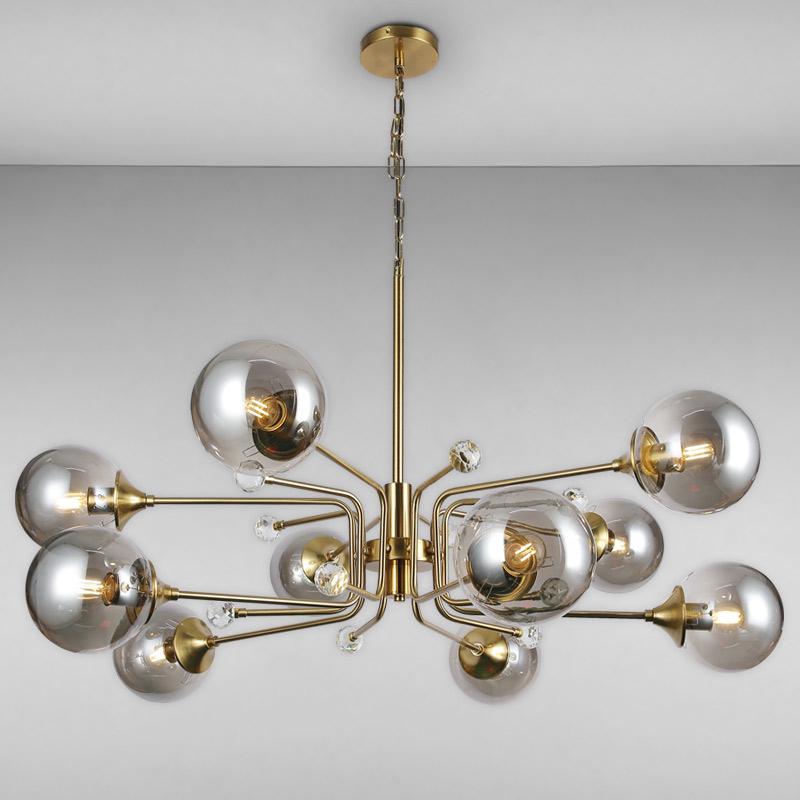 Люстра-молекула подвесная Light House LS-17077-10 Z Бронзовый (16236)