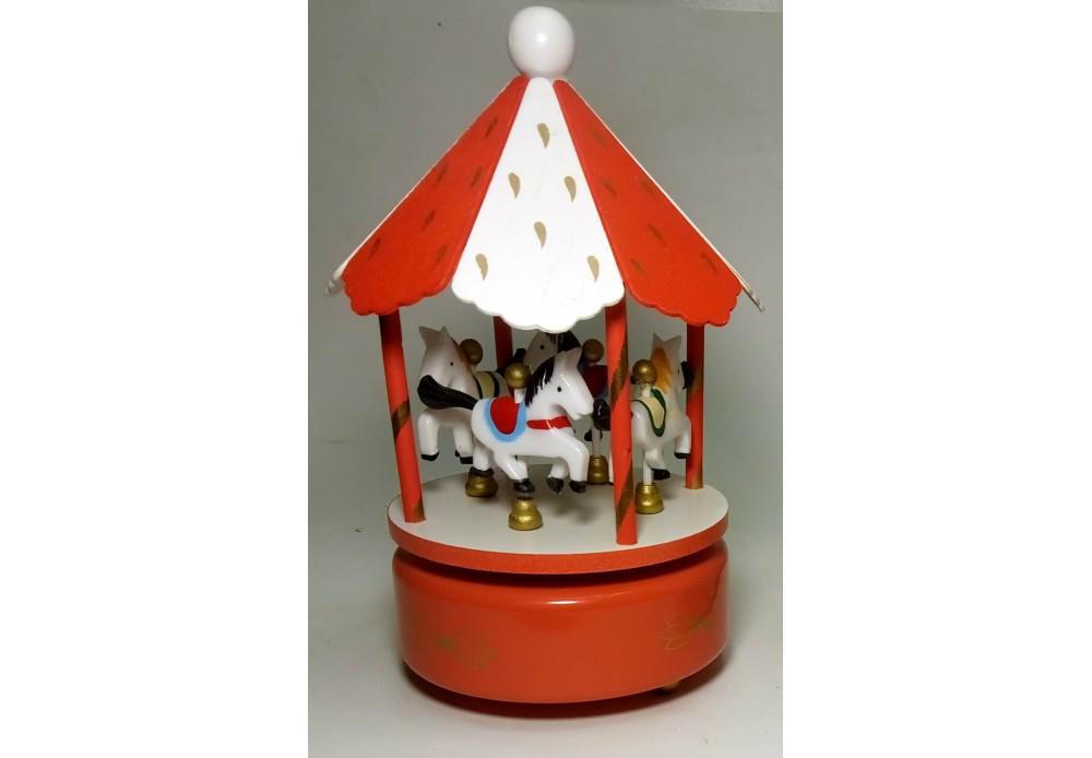 Статуэтка карусель музыкальная d-12,5 h-20,5 см