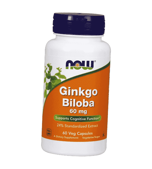 Экстракт гинкго билоба Ginkgo Biloba 60 60 вег. капс. (71128009)