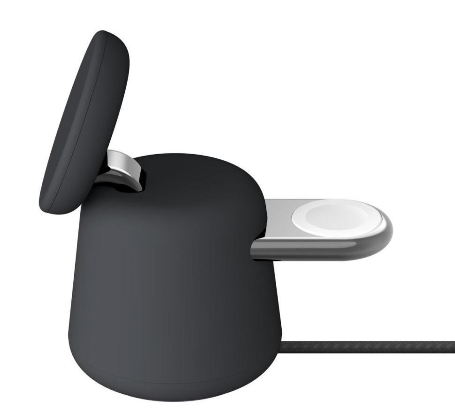 Бездротовий зарядний пристрій для Belkin BoostCharge Pro 2in1 Wireless Charging Dock with MagSafe 15W Charcoal