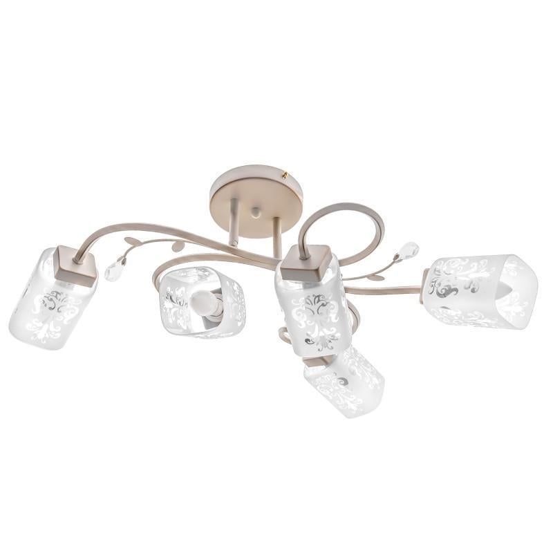 Люстра потолочная Brille E14 40W WH LK-627C/5 23-282