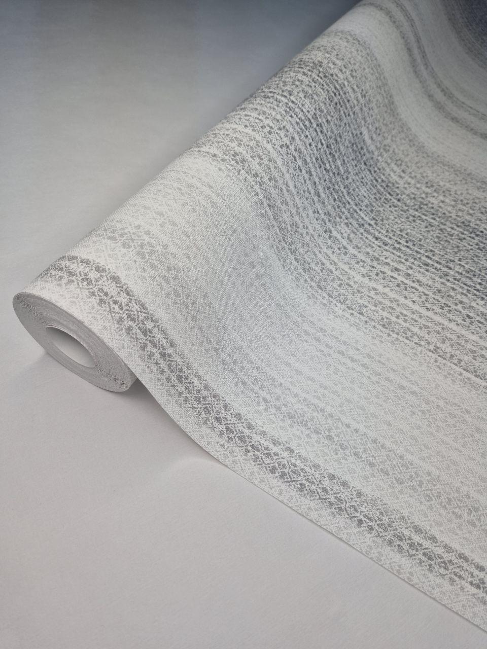 Шпалери вінілові Marburg 1032362 в смужку для спальні/вітальні/кабінету 10,05x1,06 м Сірий (2551107129) - фото 3