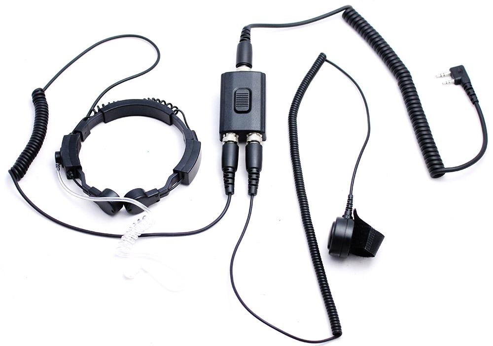 ᐉ Ларингофон Mirkit LVA-333175-KPD для Baofeng Kenwood 2-Pin