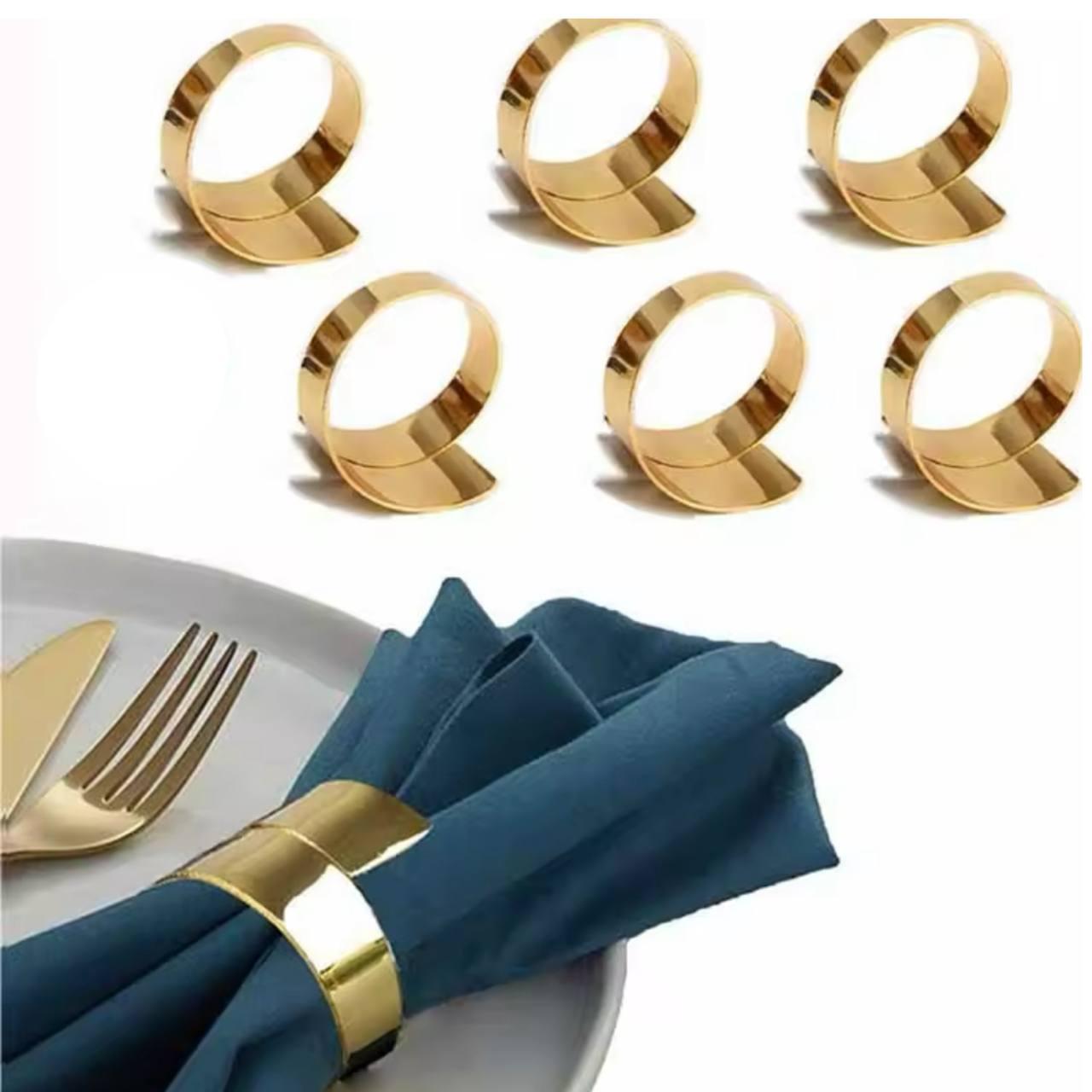 Набор колец для салфеток Malva 6 шт. Gold - фото 2