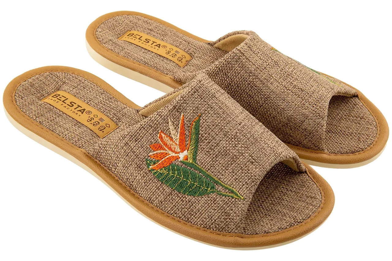 Домашние тапочки женские текстильные БЕЛСТА 88-53k р. 39 Бежевый