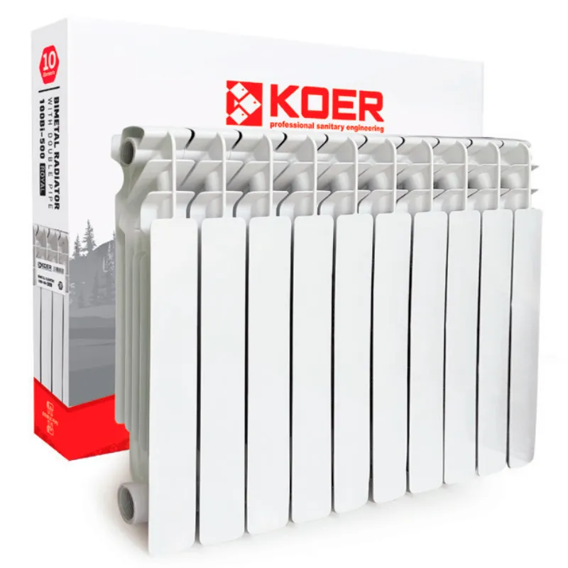 Радиатор секционный KOER 100 Bimetal-500 ROYAL KR4957 за 1 секцию