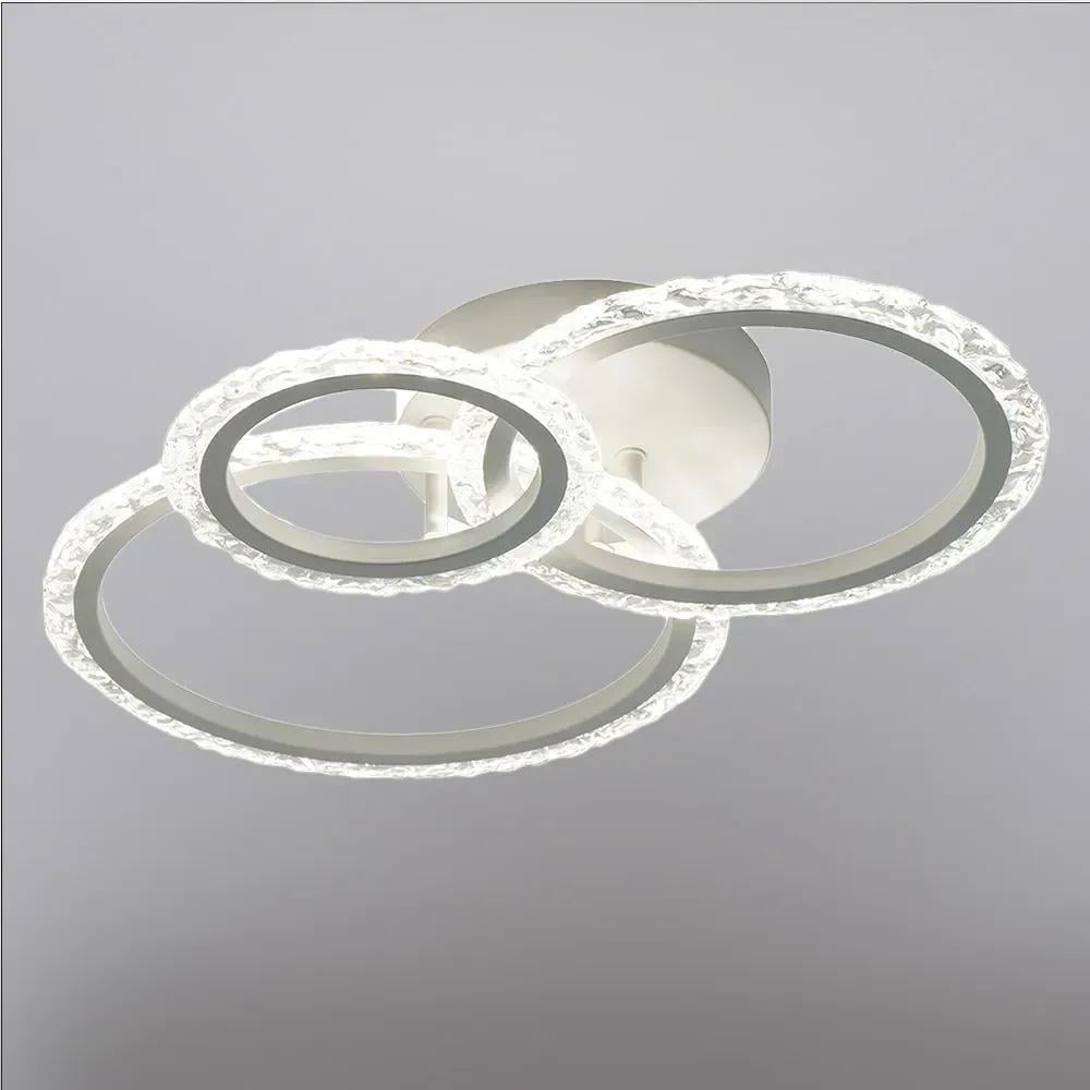 Люстра светодиодная ESLLSE SMART TRIO 70W 3R/510x380x107/220V/IP20 White/Clear (27712874)