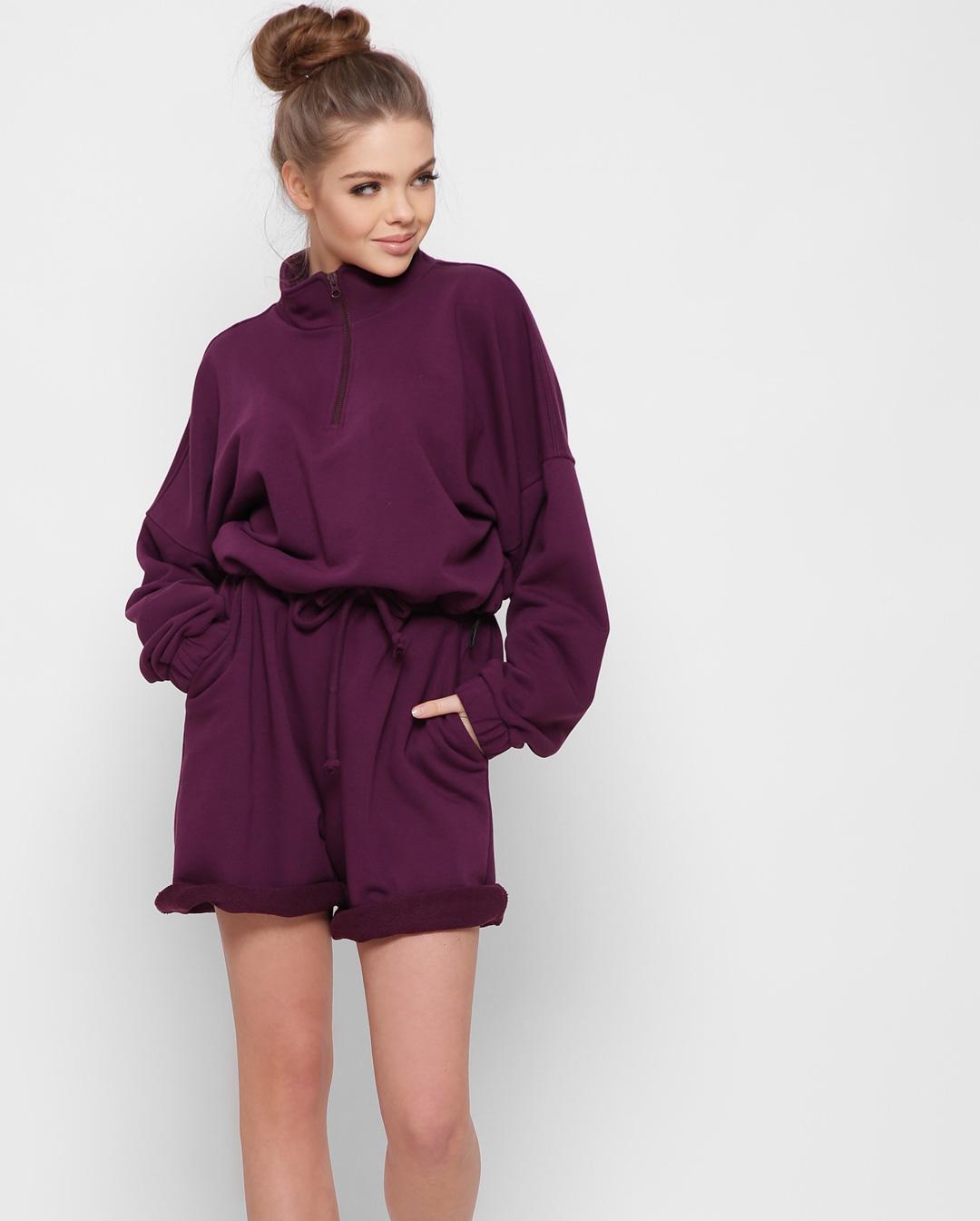 Світшот Carica SV-7595-19 S Фіолетовий (2000002387923) - фото 1 Світшот Carica SV-7595-19 S Фіолетовий (2000002387923) - фото 1