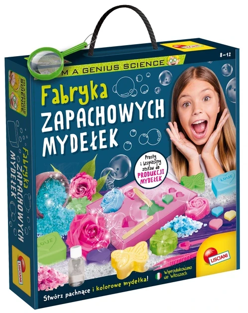 Набор для научных экспериментов Фабрика мыла Lisciani I'm a Genius STEM от 8 лет (SKU-277)