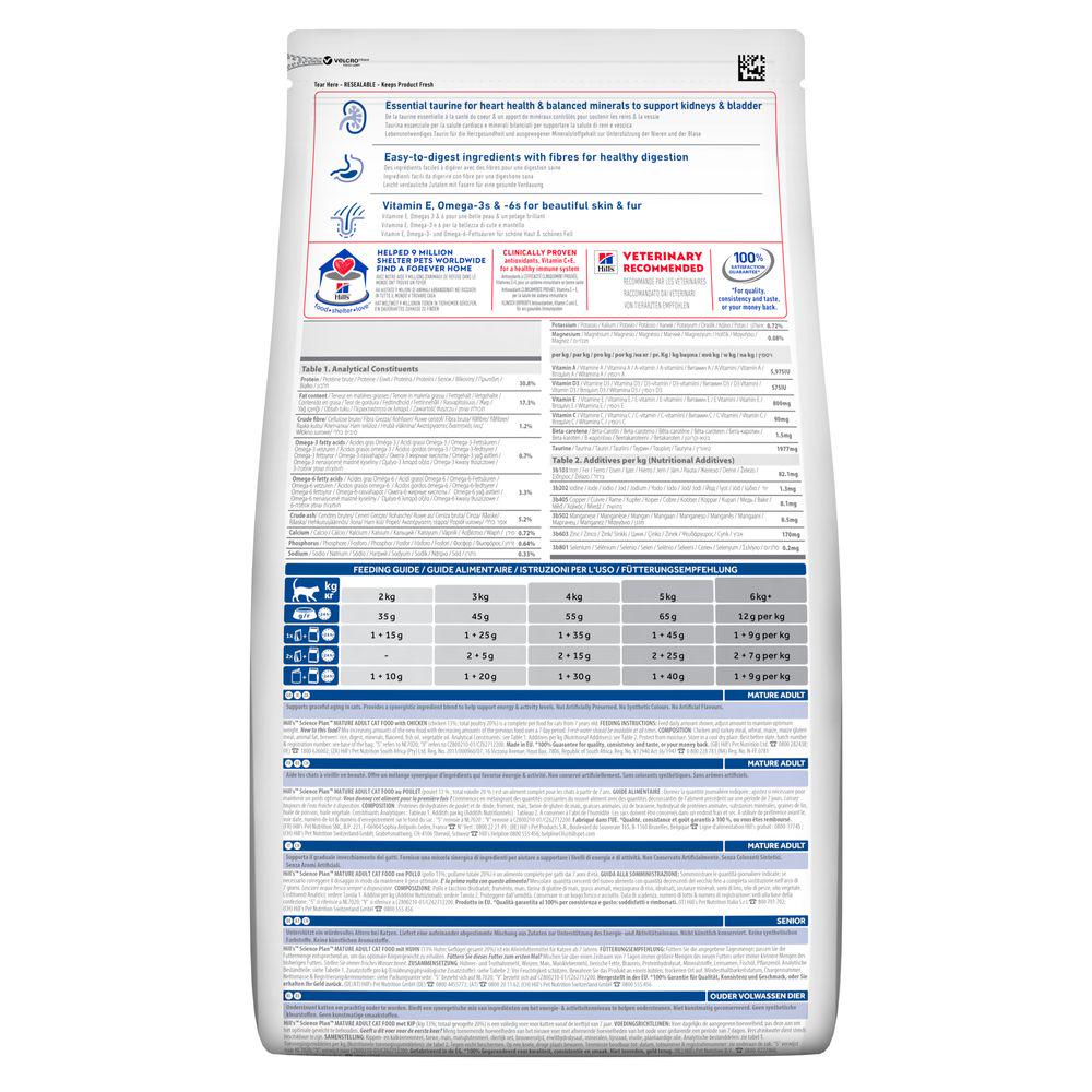 Корм сухий Hill's Science Plan Mature 7+ з куркою для зрілих кішок від 7 років 1,5 кг (37872) - фото 2