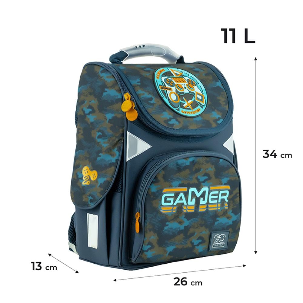 Рюкзак GoPack Education Gaming Mode каркасний (GO24-5001S-8) - фото 2